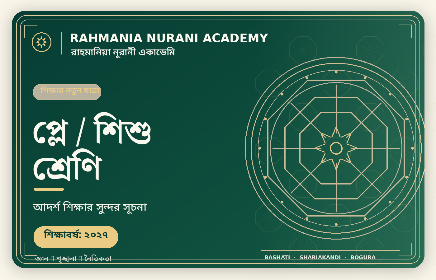 প্লে/শিশু শ্রেণি